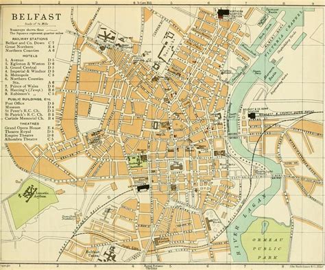 old map of belfast 1940.